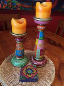 Home interior -Candle Sticks - The Goddess of Colour