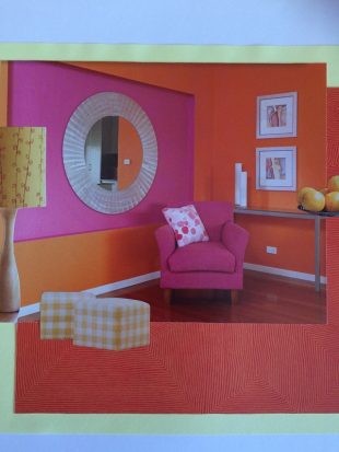 Secondary Colour Combination - Orange. paint colours