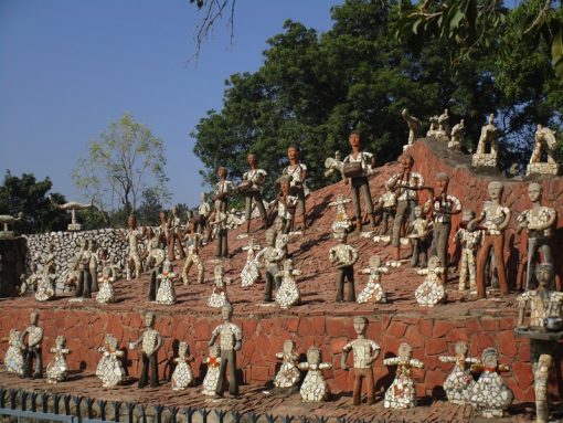 Nek Chand's Rock Garden in Chandigargh India. Create